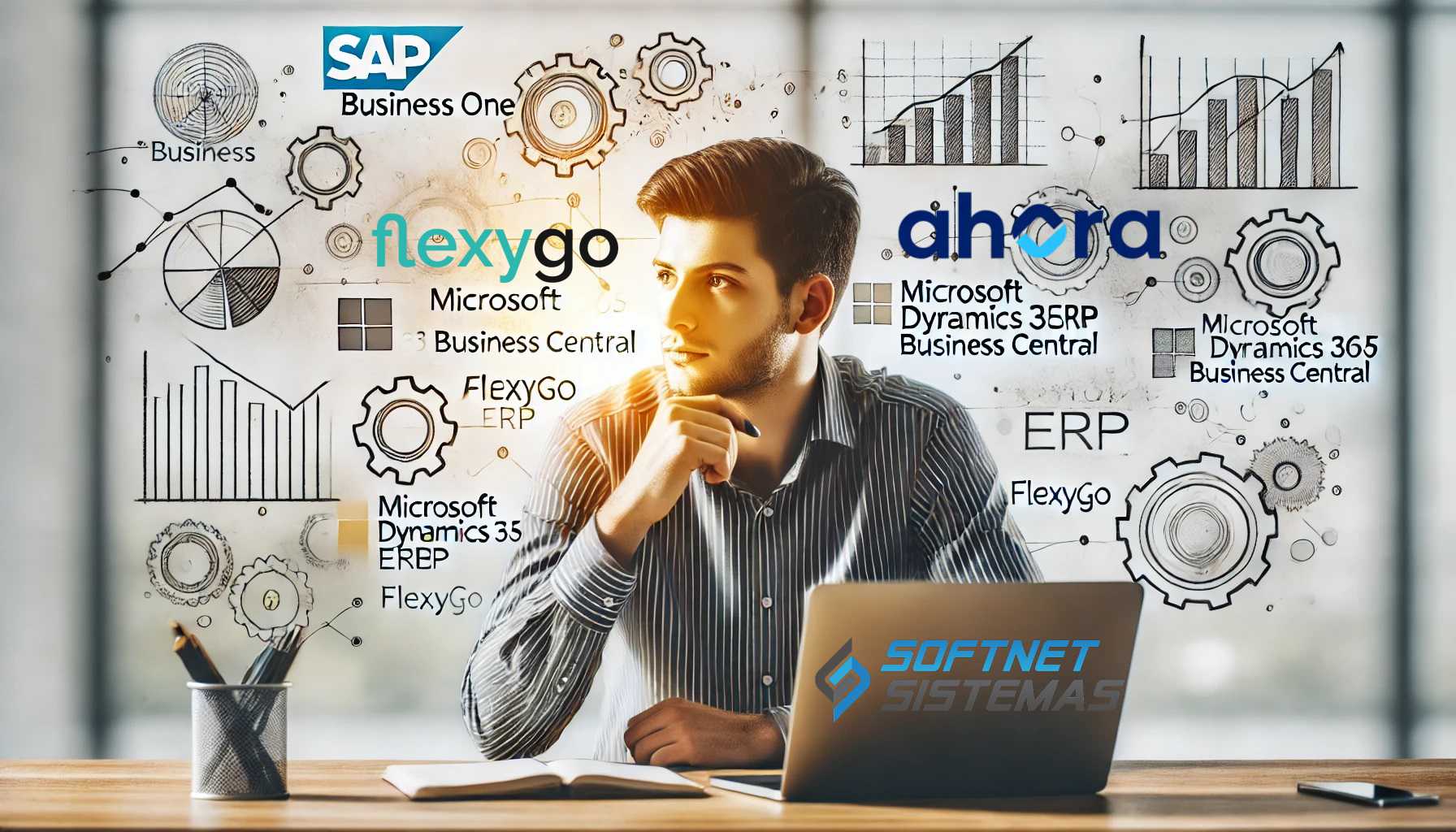 Comparativa entre SAP Business One, Microsoft Business Central, y Ahora ERP softnet sistemas alicante